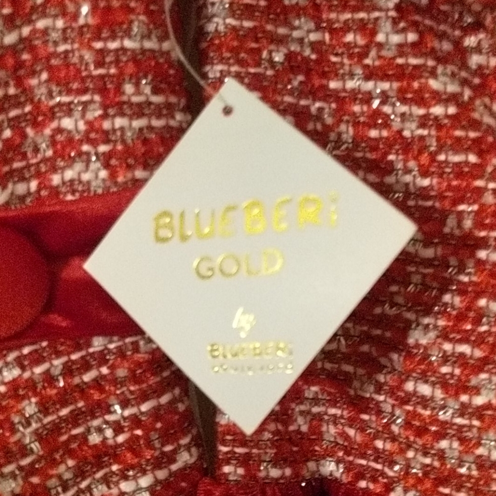 Blueberi gold 2 piece dress set size 6 - Picture 6 of 8